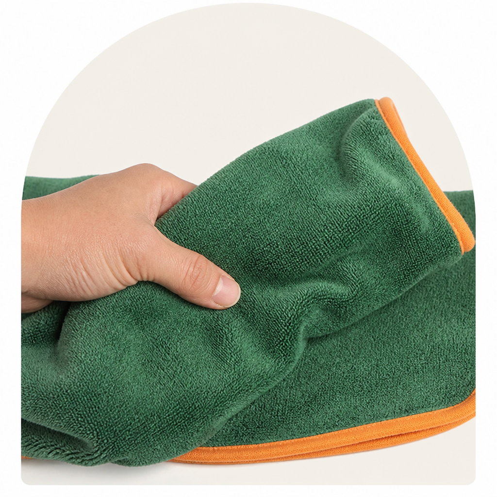 DogBedHouse Adjustable Absorbent Microfiber Pet Bathrobe