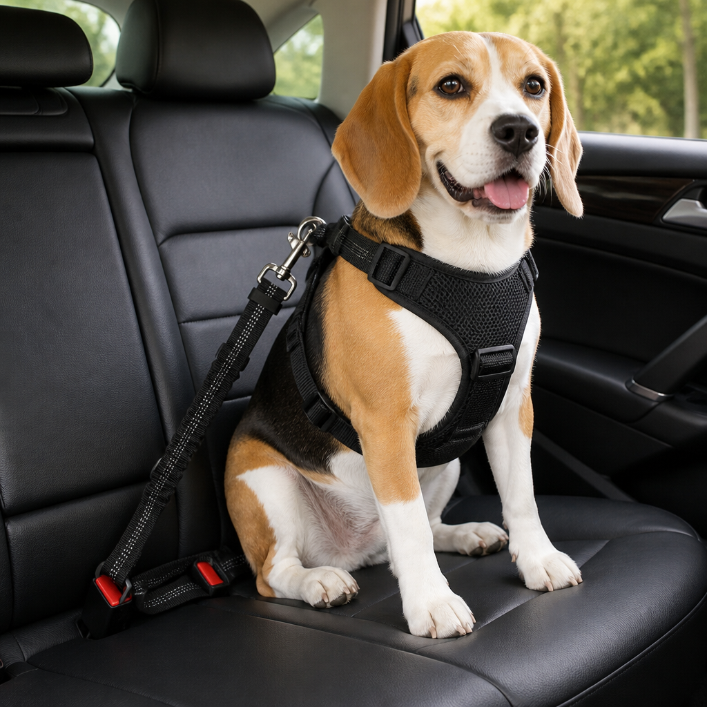 DogBedHouse Adjustable Breathable Mesh Dog Car Safety Harness