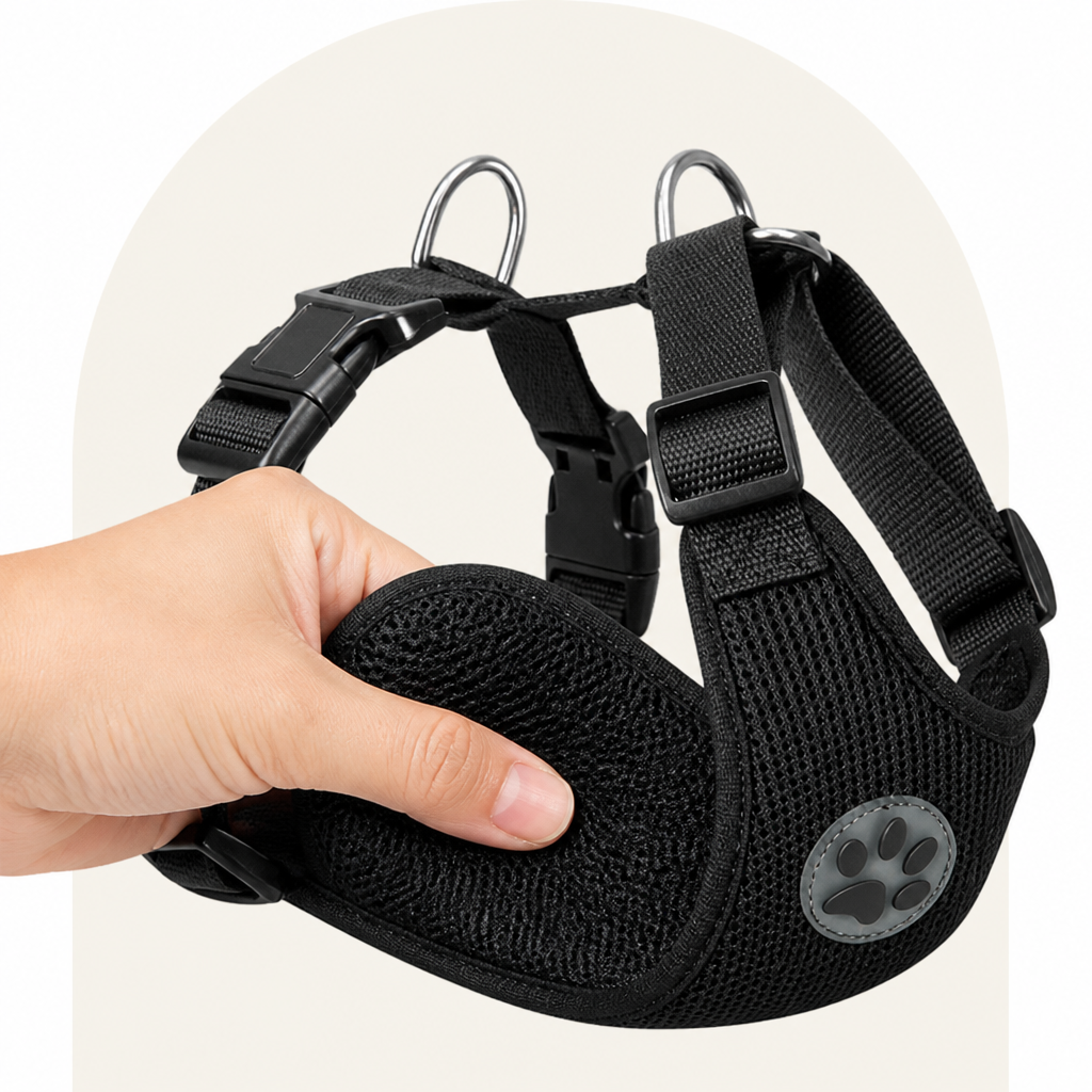DogBedHouse Adjustable Breathable Mesh Dog Car Safety Harness