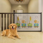 DogBedHouse Adjustable Breathable Mesh Safety Gate (No-Drill Installation)
