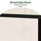DogBedHouse Adjustable Breathable Mesh Safety Gate (No-Drill Installation)