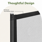 DogBedHouse Adjustable Breathable Mesh Safety Gate (No-Drill Installation)