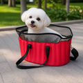 DogBedHouse Adjustable Crossbody & Safety-Belt Travel Carrier