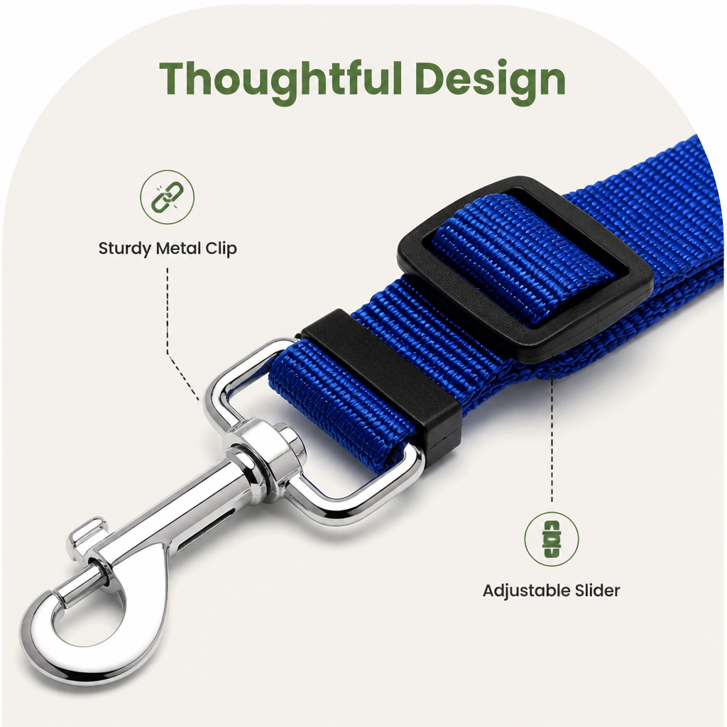 DogBedHouse Adjustable & Durable Pet Car Seat Belt