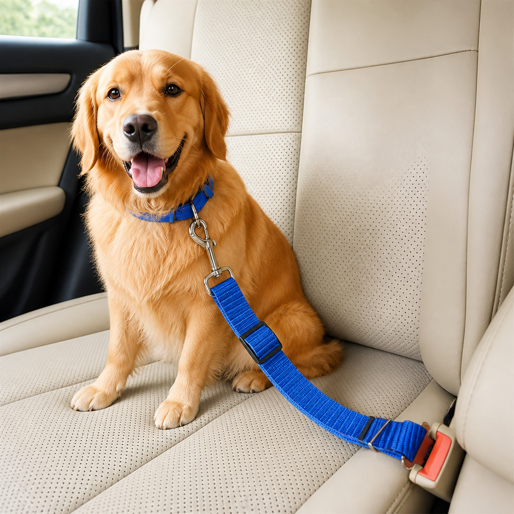 DogBedHouse Adjustable & Durable Polyester Car Seat Belt