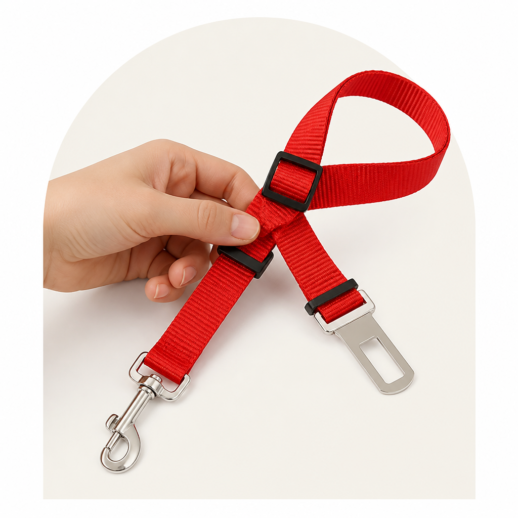 DogBedHouse Adjustable & Durable Polyester Car Seat Belt