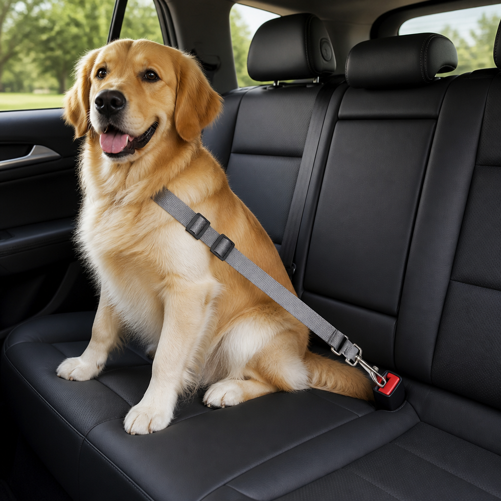 DogBedHouse Adjustable & Durable Polyester Car Seat Belt