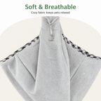 DogBedHouse Adjustable Hands-Free Pet Sling Carrier (Storage Pocket)