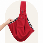 DogBedHouse Adjustable Hands-Free Pet Sling Carrier (Storage Pocket)