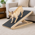 DogBedHouse Adjustable Height Foldable Wood Dog Ramp