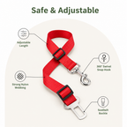 DogBedHouse Adjustable Nylon Car Seat Belt (Universal Fit)