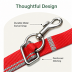 DogBedHouse Adjustable Nylon Car Seat Belt (Universal Fit)