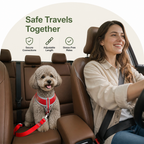 DogBedHouse Adjustable Nylon Car Seat Belt (Universal Fit)