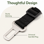 DogBedHouse Adjustable Nylon & Metal Buckle Car Seat Belt