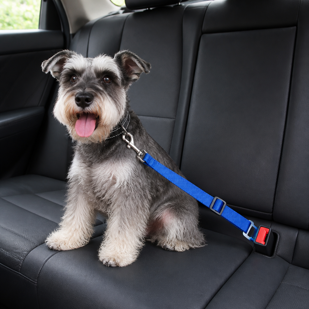 DogBedHouse Adjustable Nylon & Zinc Alloy Car Seat Belt