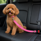 DogBedHouse Adjustable Nylon & Zinc Alloy Car Seat Belt