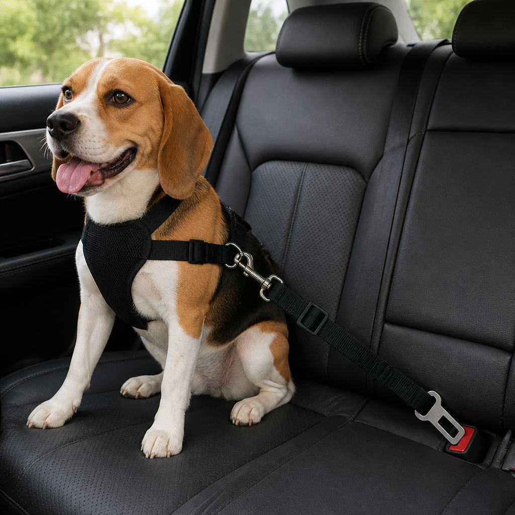 DogBedHouse Adjustable Nylon & Zinc Alloy Car Seat Belt