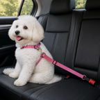 DogBedHouse Adjustable Nylon & Zinc Alloy Car Seat Belt