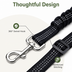 DogBedHouse Adjustable Reflective Quick-Release Car Seat Belt