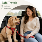 DogBedHouse Adjustable Reflective Quick-Release Car Seat Belt