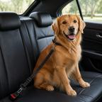 DogBedHouse Adjustable Shock-Absorbing & Reflective Dog Car Safety Belt