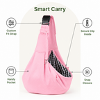 DogBedHouse Adjustable Shoulder Strap & Safety Buckle Sling Carrier