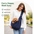 DogBedHouse Adjustable Shoulder Strap & Safety Buckle Sling Carrier