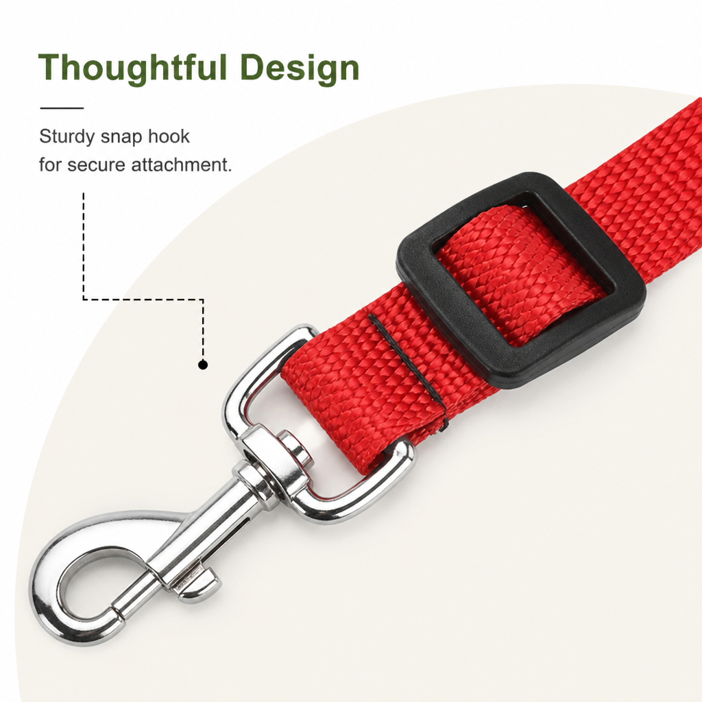 DogBedHouse Adjustable Stretch Nylon Car Seat Belt