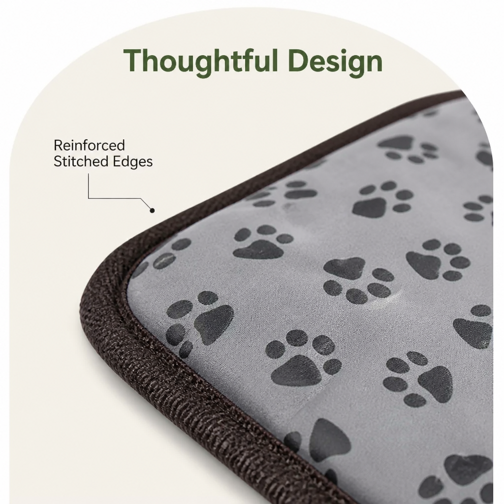 DogBedHouse Adjustable Temperature & Waterproof Heated Pet Mat (Overheat Protection)