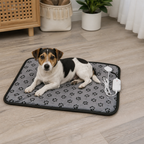 DogBedHouse Adjustable Temperature & Waterproof Heated Pet Mat (Overheat Protection)