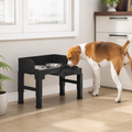 DogBedHouse Adjustable & Tilting Raised Dog Feeder (Stainless Steel Bowls)