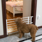 DogBedHouse Adjustable Width & Tool-Free Indoor Pet Gate