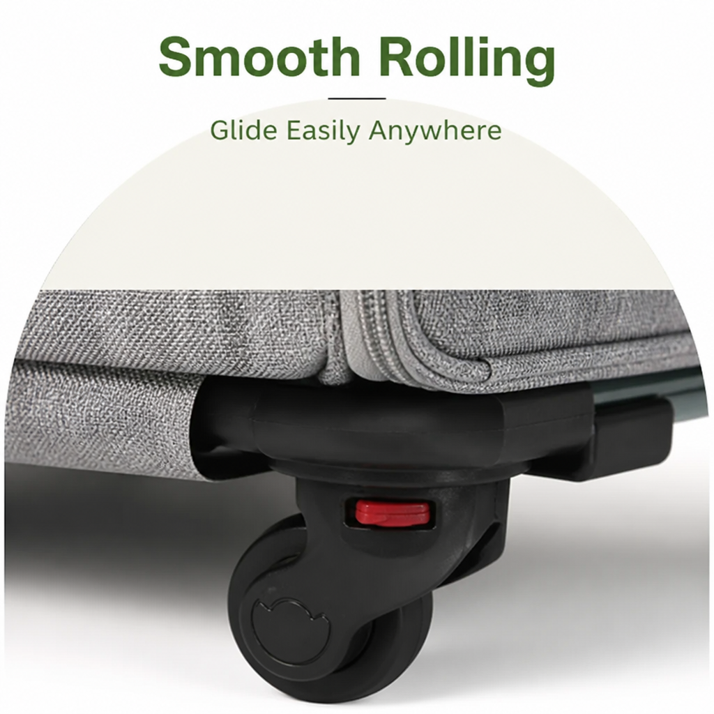 DogBedHouse Airline-Approved Rolling & Foldable Pet Carrier