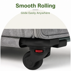 DogBedHouse Airline-Approved Rolling & Foldable Pet Carrier