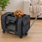 DogBedHouse Airline-Approved Rolling & Foldable Pet Carrier