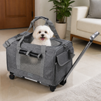DogBedHouse Airline-Approved Rolling & Foldable Pet Carrier
