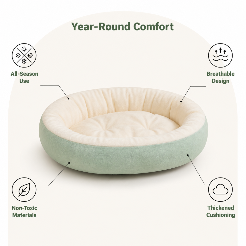 DogBedHouse All-Season Breathable & Non-Toxic Pet Bed