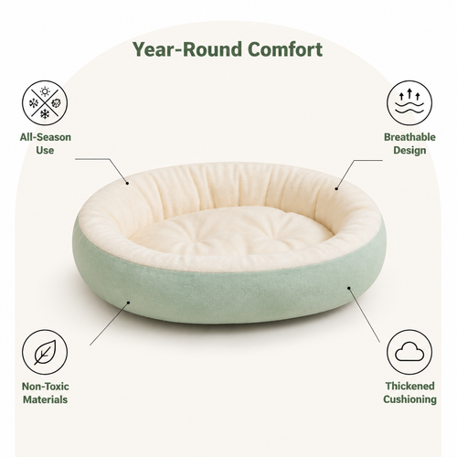 DogBedHouse All-Season Breathable & Non-Toxic Pet Bed