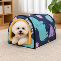 DogBedHouse All-Season Dismantlable & Washable Pet House (Detachable Cushion)