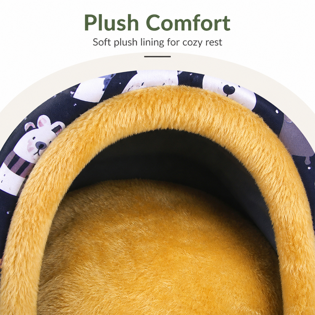 DogBedHouse All-Season Dismantlable & Washable Pet House (Detachable Cushion)