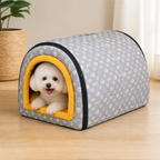 DogBedHouse All-Season Dismantlable & Washable Pet House (Detachable Cushion)