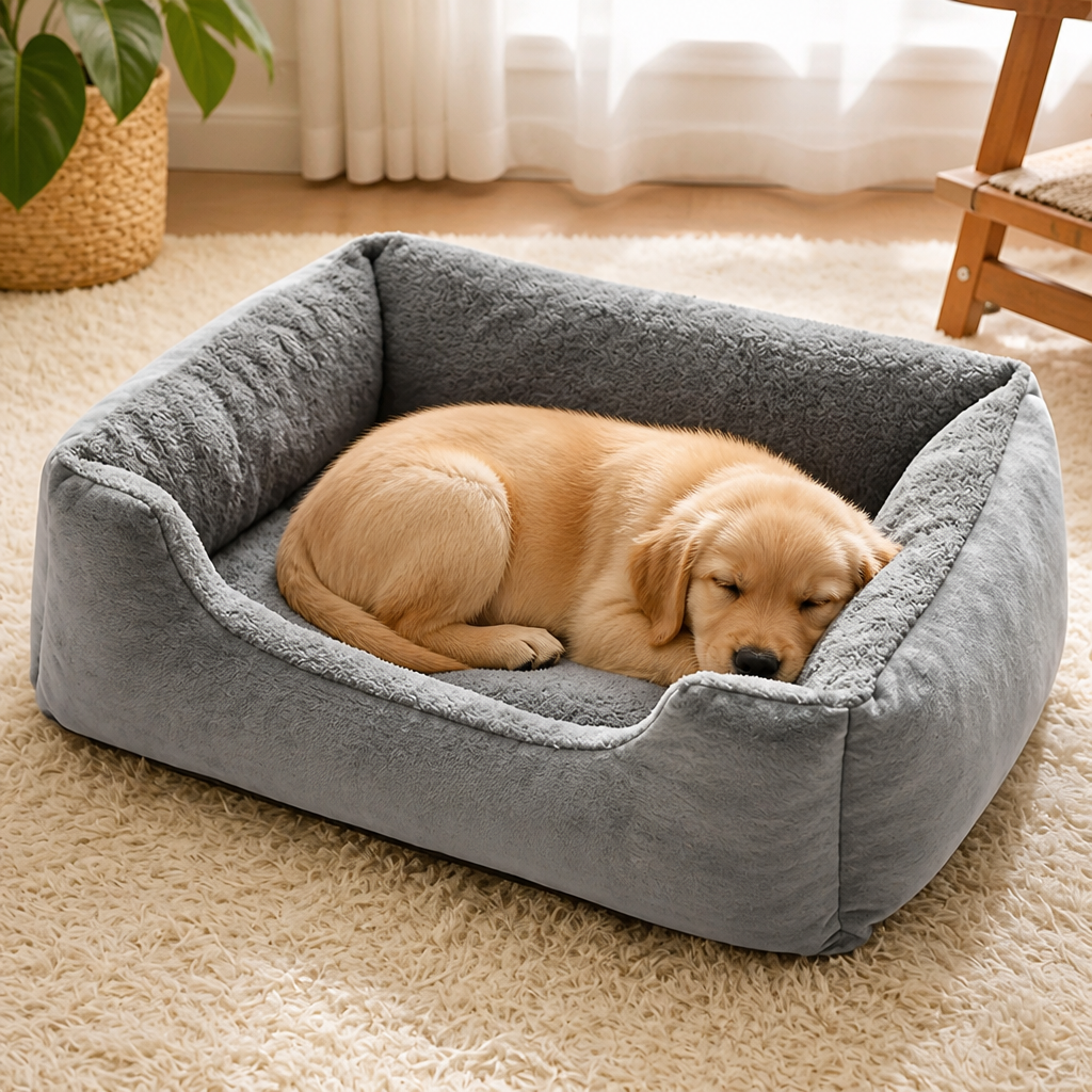 DogBedHouse All-Season Plush Donut Lounger