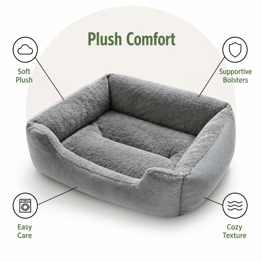 DogBedHouse All-Season Plush Donut Lounger