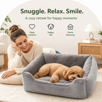 DogBedHouse All-Season Plush Donut Lounger