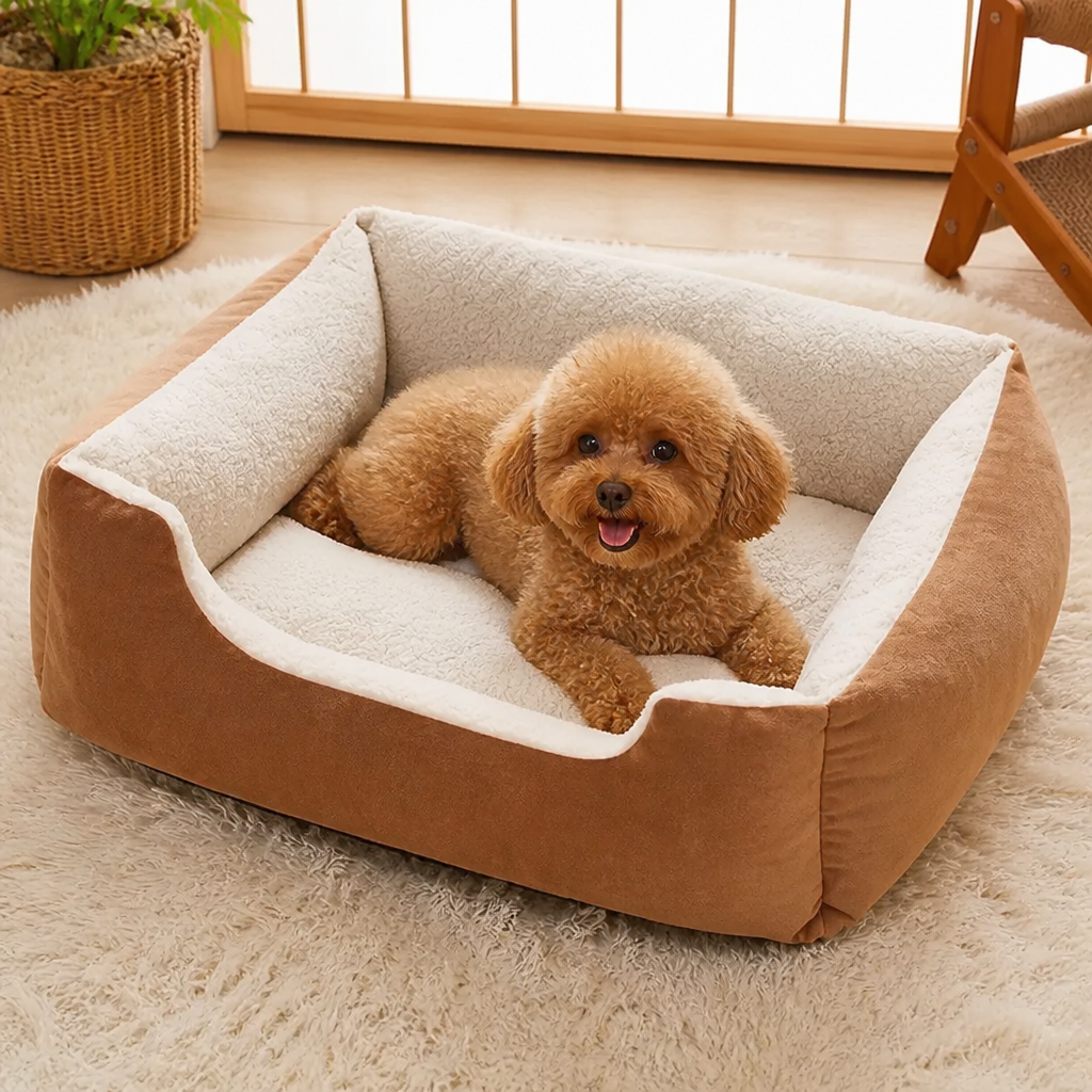 DogBedHouse All-Season Plush Donut Lounger