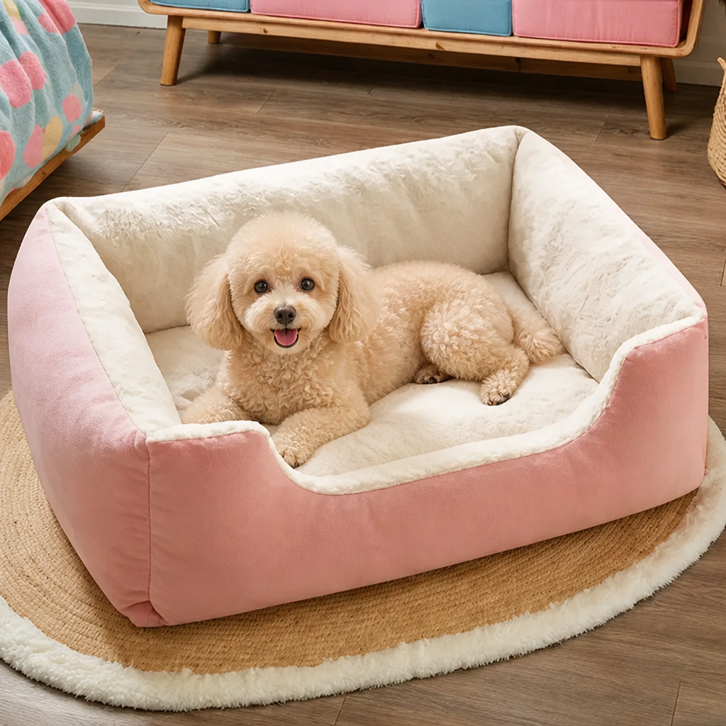 DogBedHouse All-Season Plush Donut Lounger
