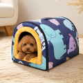 DogBedHouse All-Season Washable Pet House (Removable Cover)
