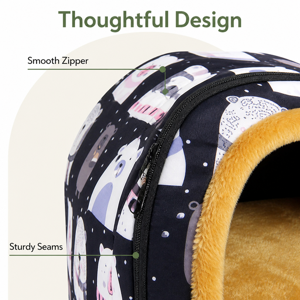 DogBedHouse All-Season Washable Pet House (Removable Cover)
