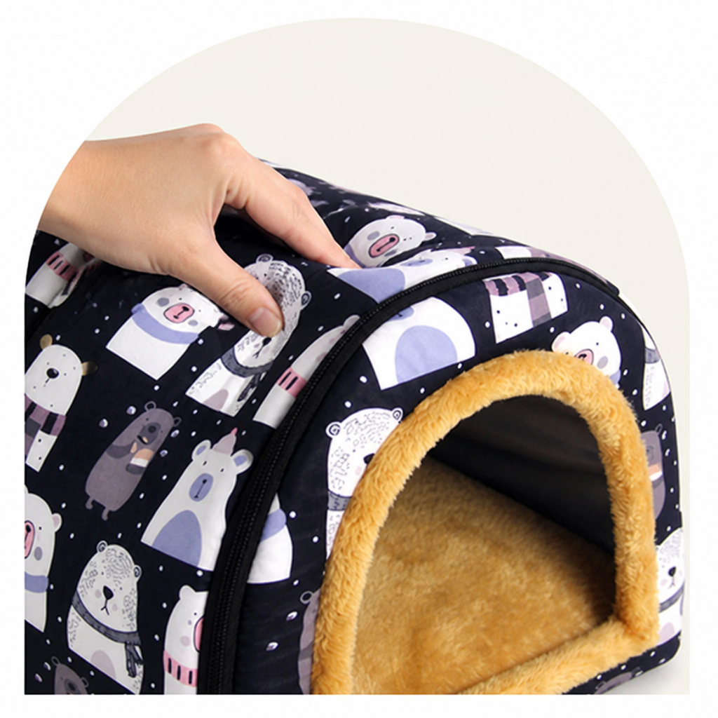 DogBedHouse All-Season Washable Pet House (Removable Cover)