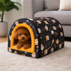 DogBedHouse All-Season Washable Pet House (Removable Cover)